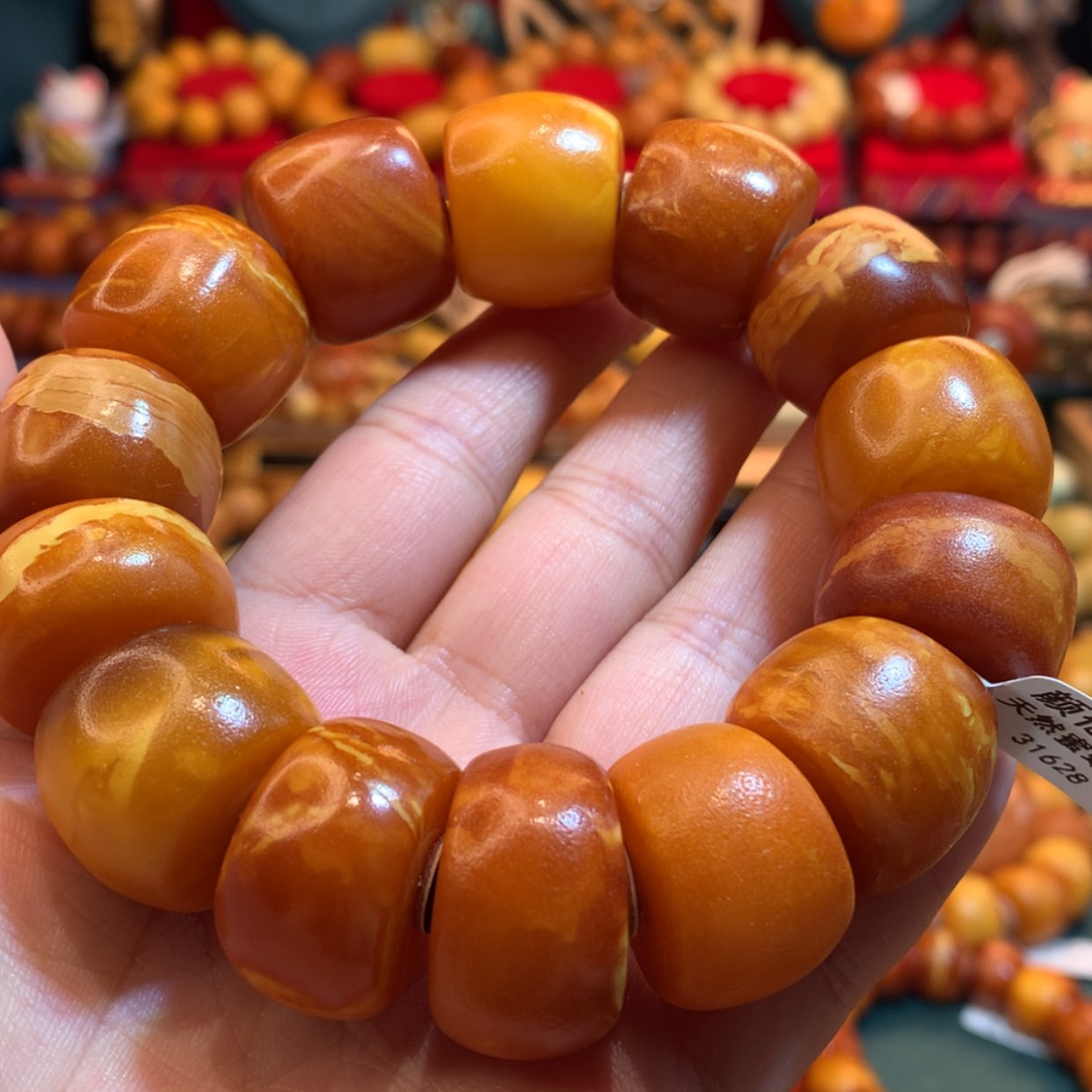 【闪购商品】蜜蜡手串未镶嵌蜜蜡手串