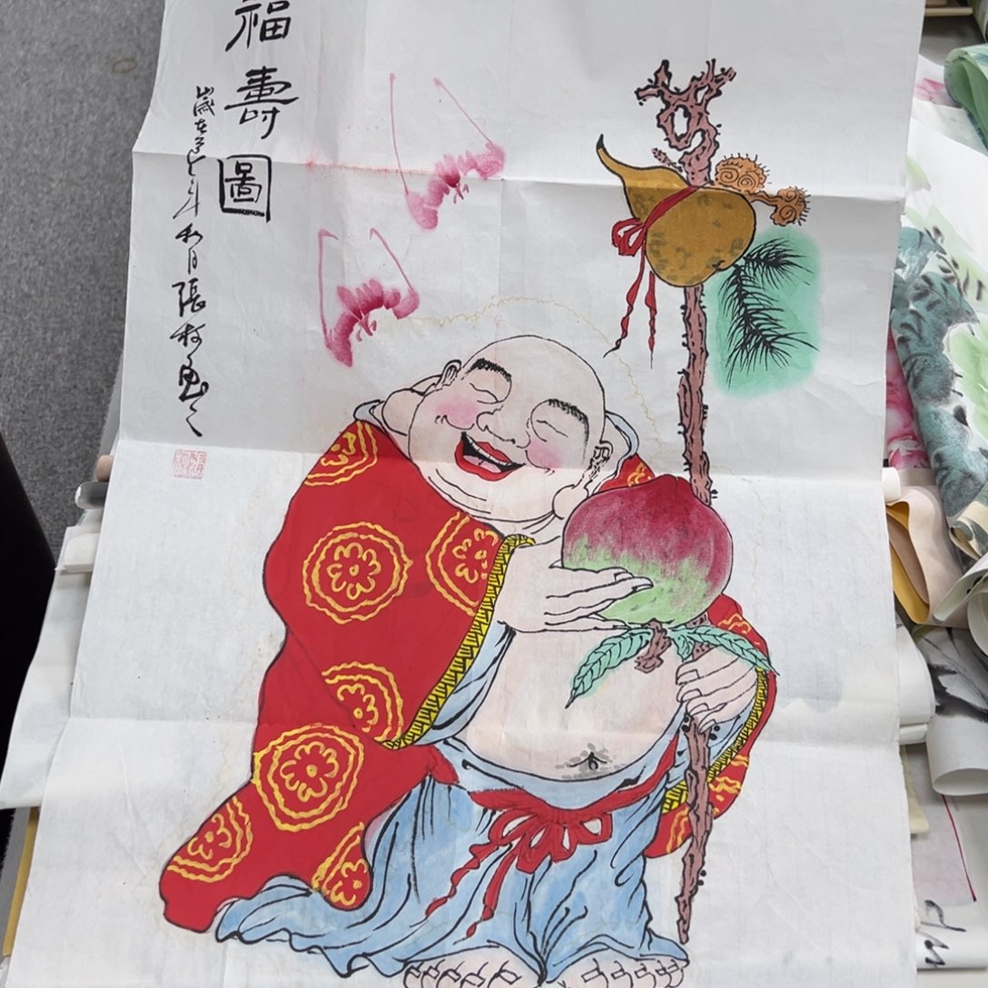 国画纯手绘字画宣纸