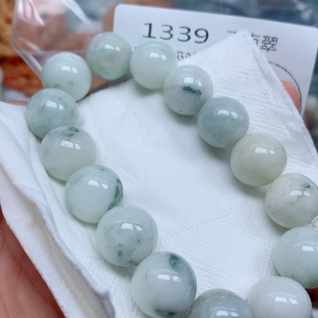 翡翠未镶嵌项链珠子珠