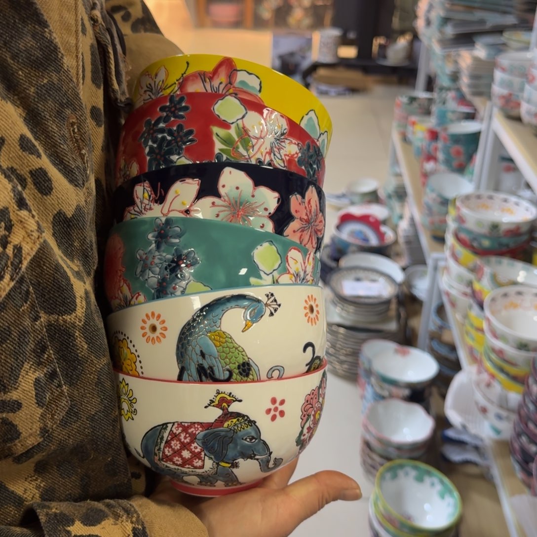 陶瓷延喜5英寸米饭碗6只看图