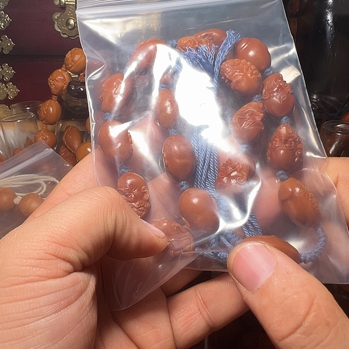 0***1橄榄核手串/手链1.4写实罗汉