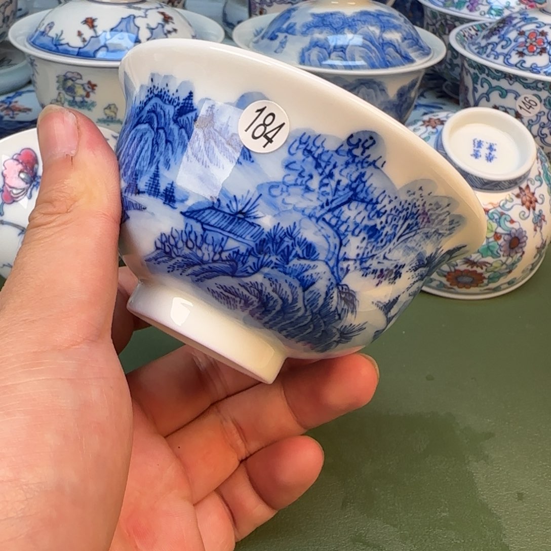 彦祖纯手工手绘茶具184