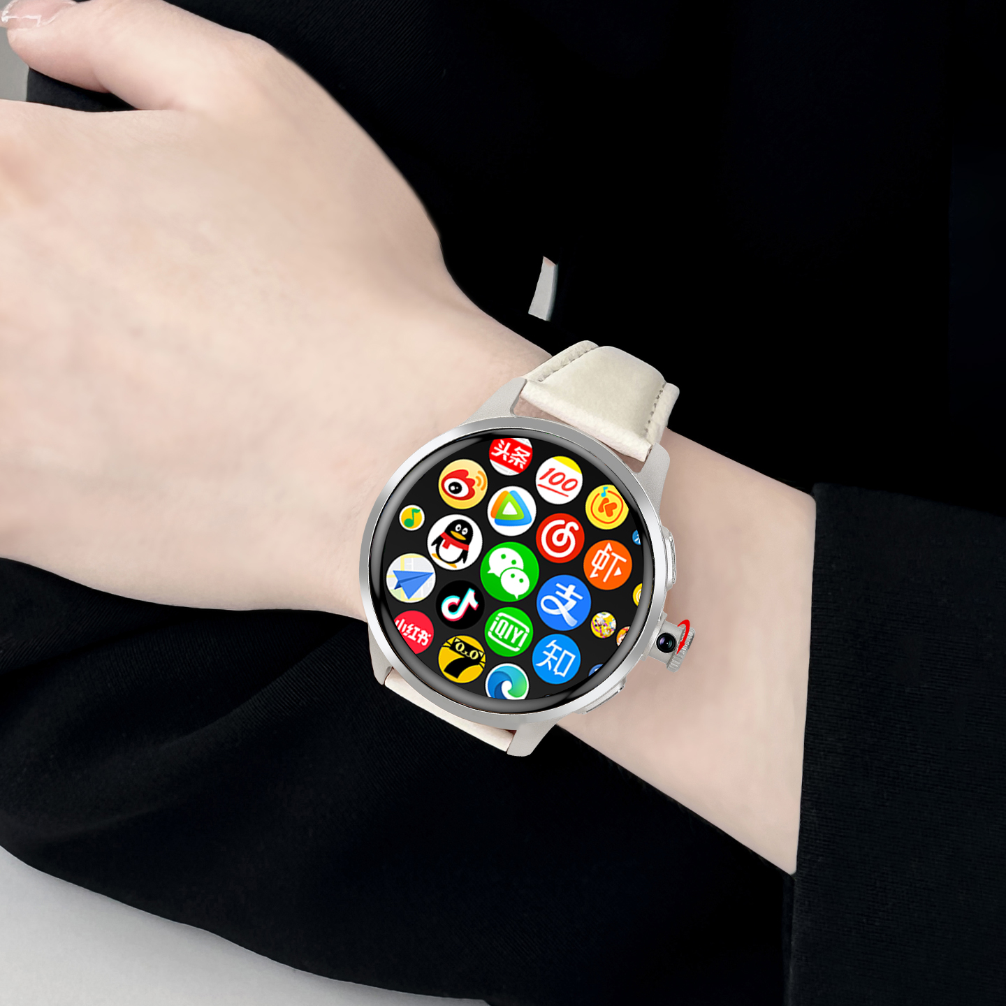 华为智联古风智能电话手表成人女2025高颜值多功能插卡可上网视频