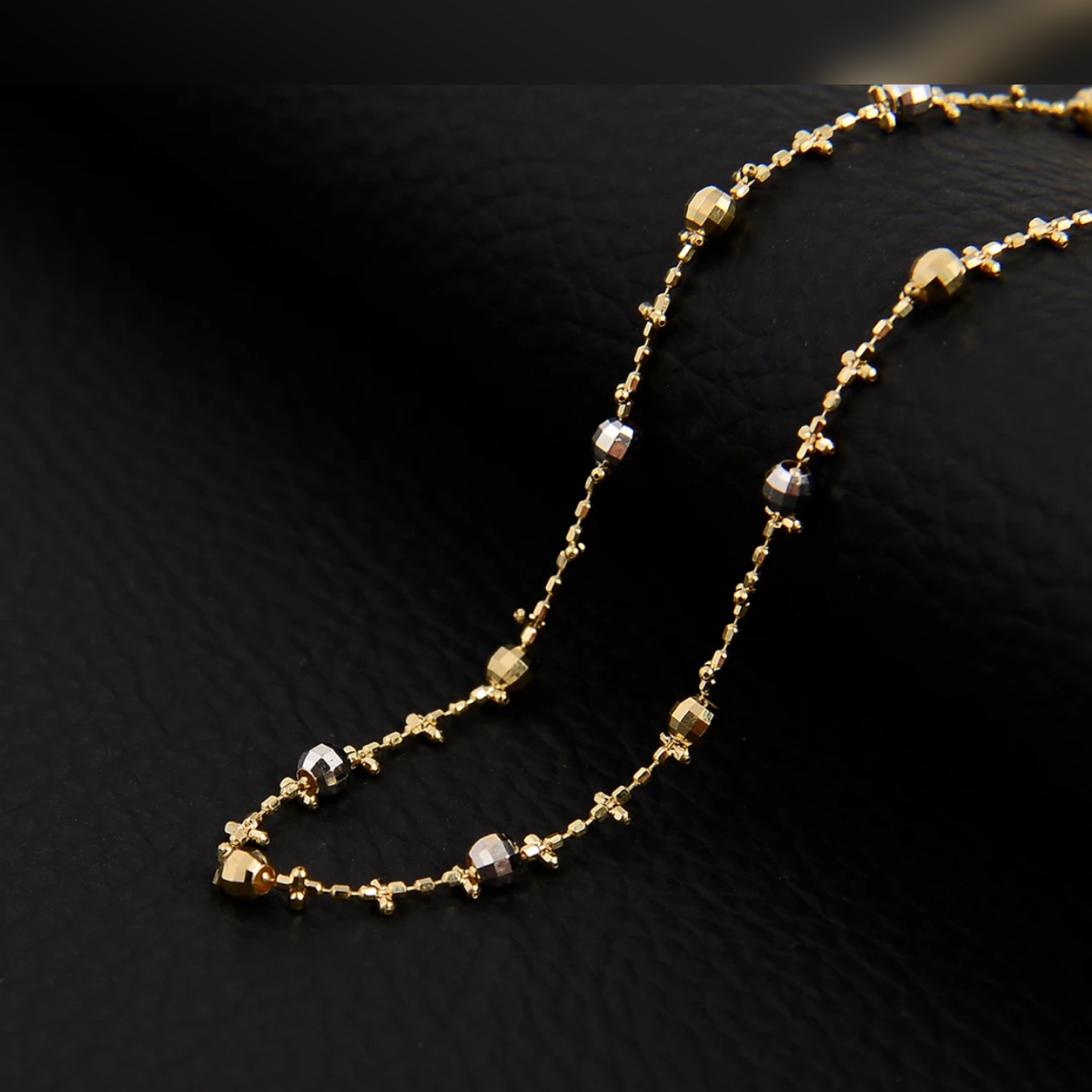 【同庆珍品】18K双色仙女链 45cm 2.35g Y15