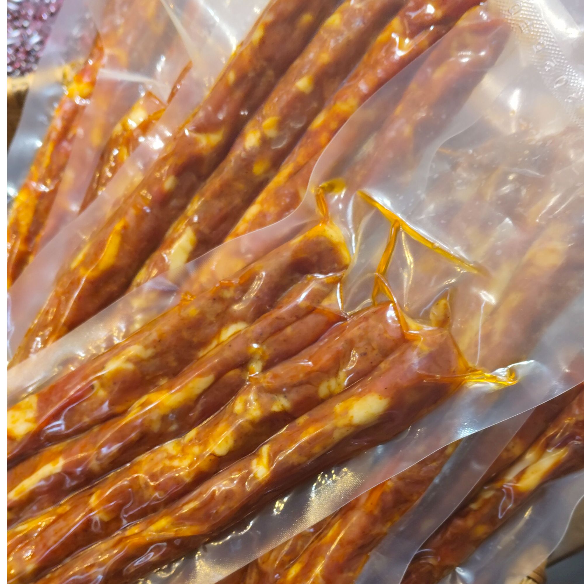 麻辣香肠纯手工制作