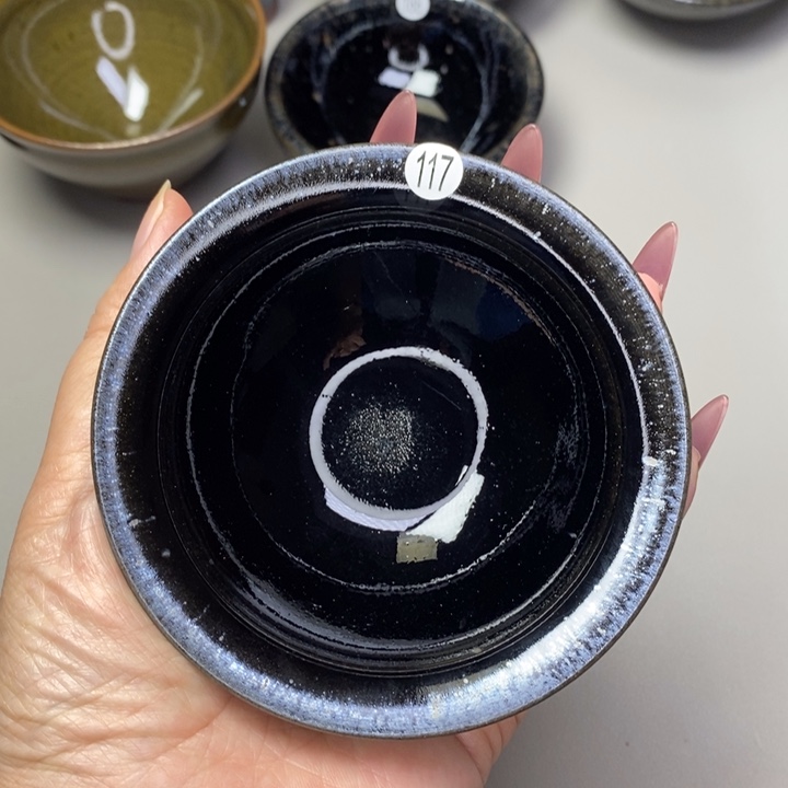 茶盏有*人建窑建盏柴烧主人杯