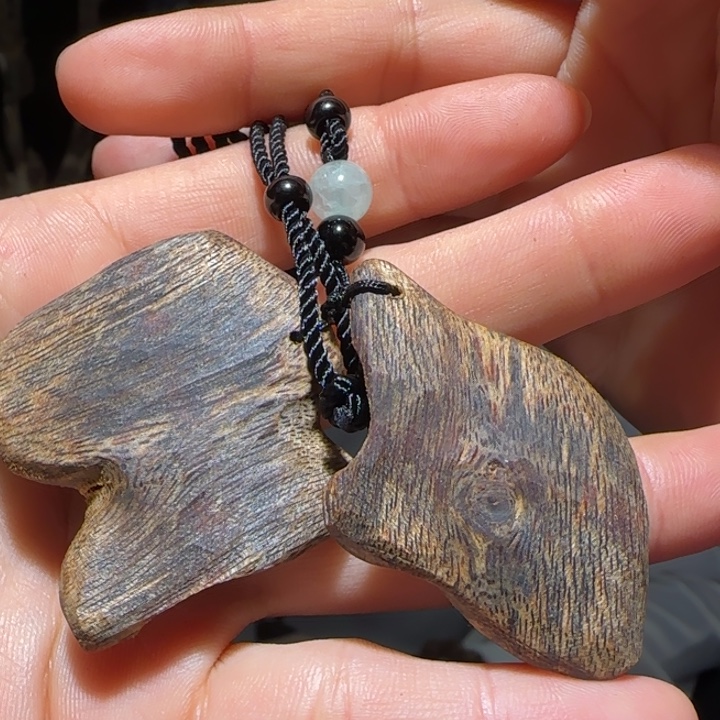 吊坠沉香海南老白棋吊坠11.6克