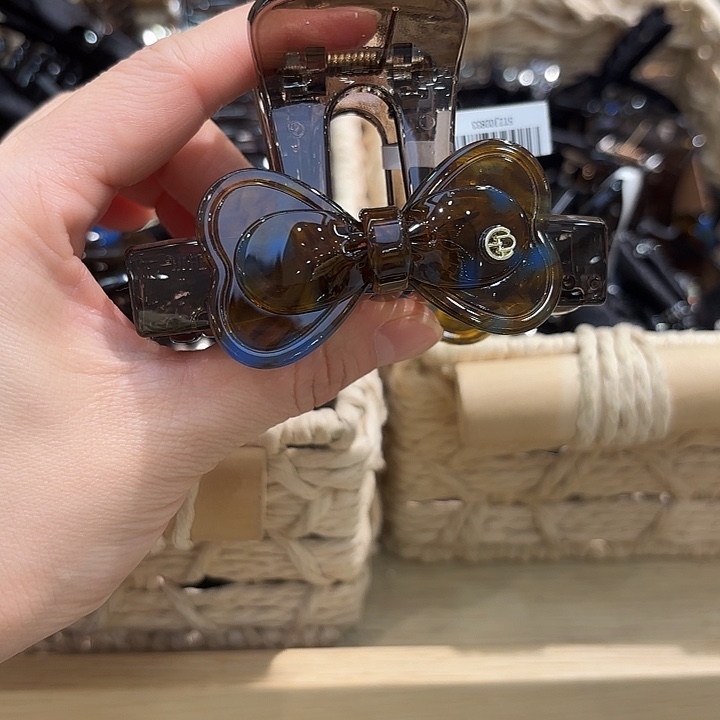 布艺铁合金蝴蝶结中号抓夹