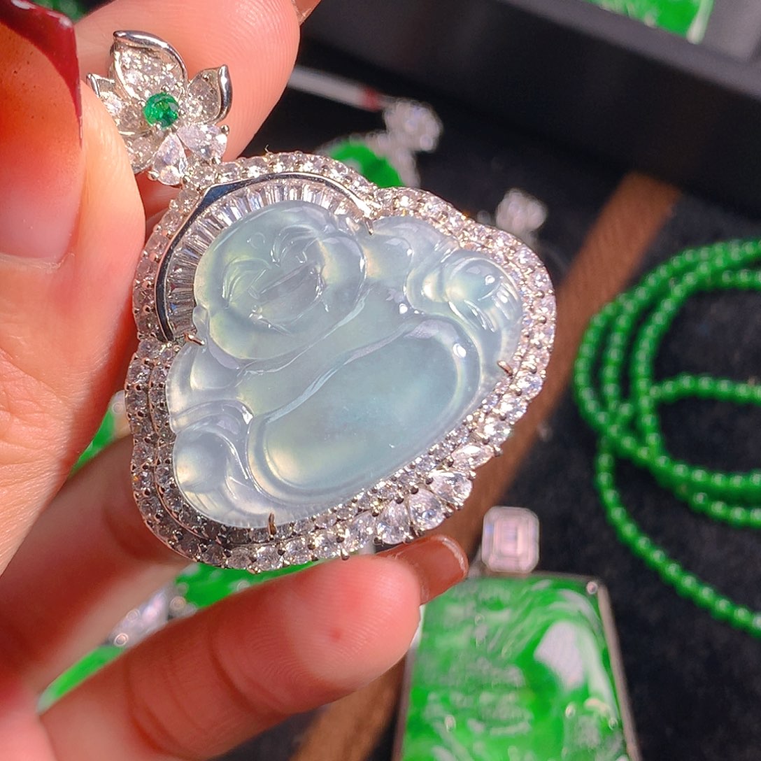 翡翠吊坠(不含链)未镶嵌