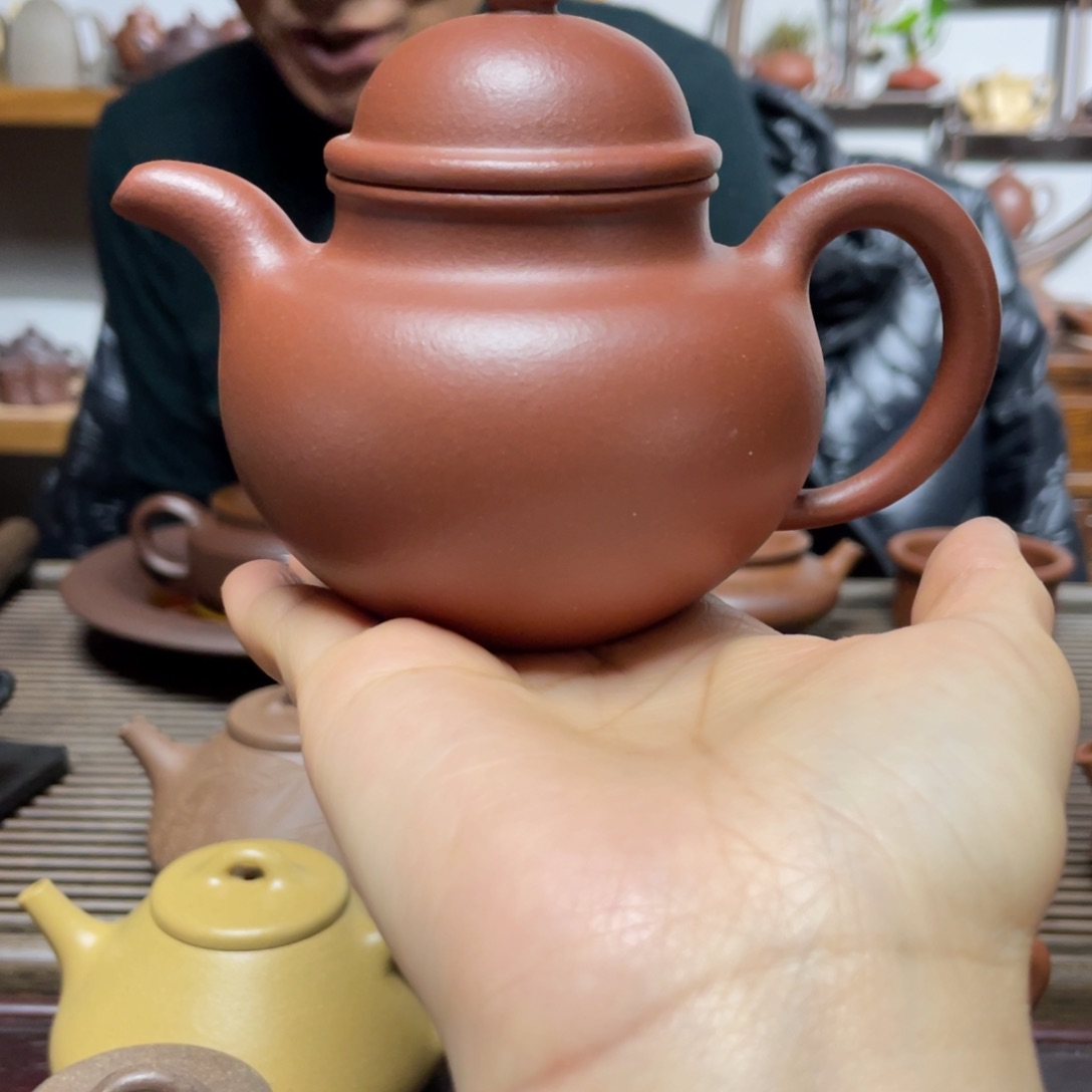 紫砂茶壶底槽青寿珍多求200CC