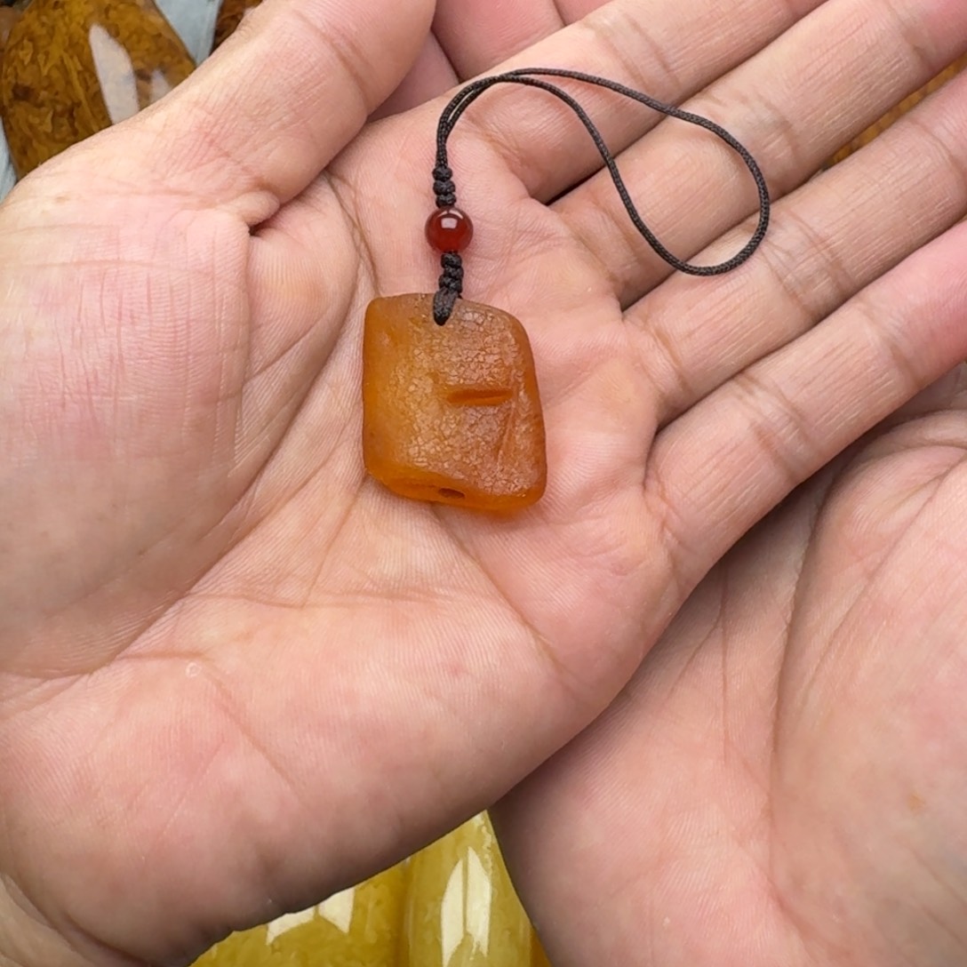 未镶嵌蜜蜡珠宝奇石天然蜜蜡手机吊坠