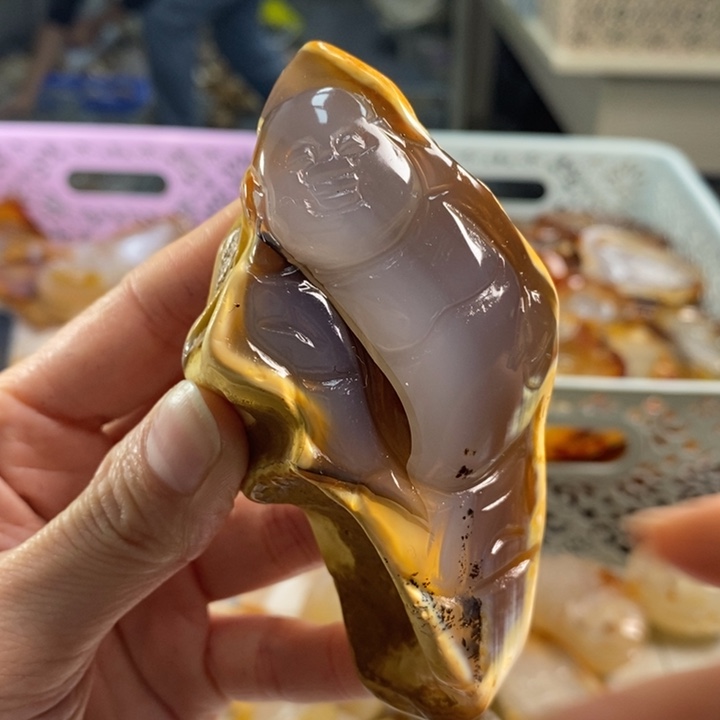 玛瑙/玉髓吊坠(不含链)未镶嵌