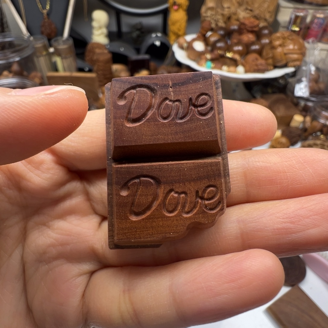 檀香木瑕疵德芙巧克力老山檀