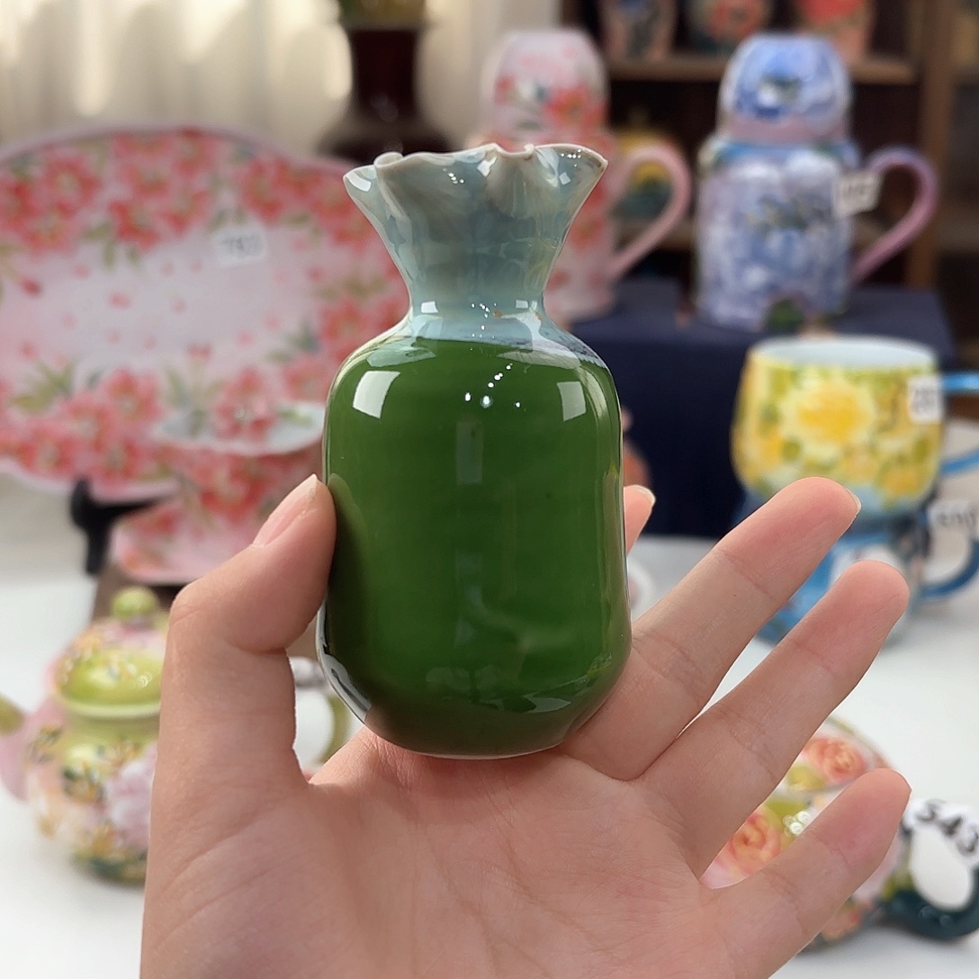景德镇手绘高温釉下彩陶瓷茶具