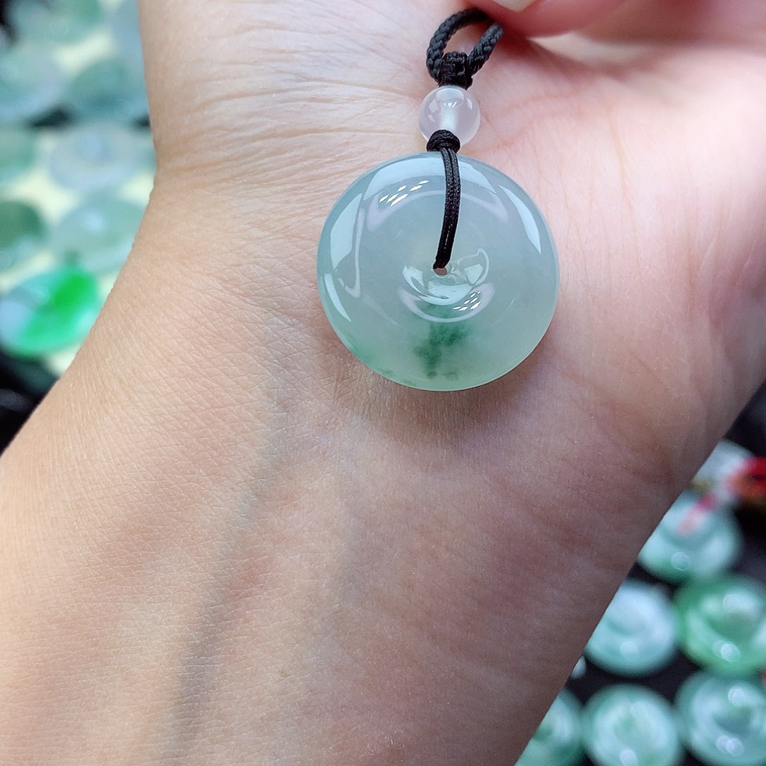 翡翠颈饰未镶嵌12尺寸20.2-6.0