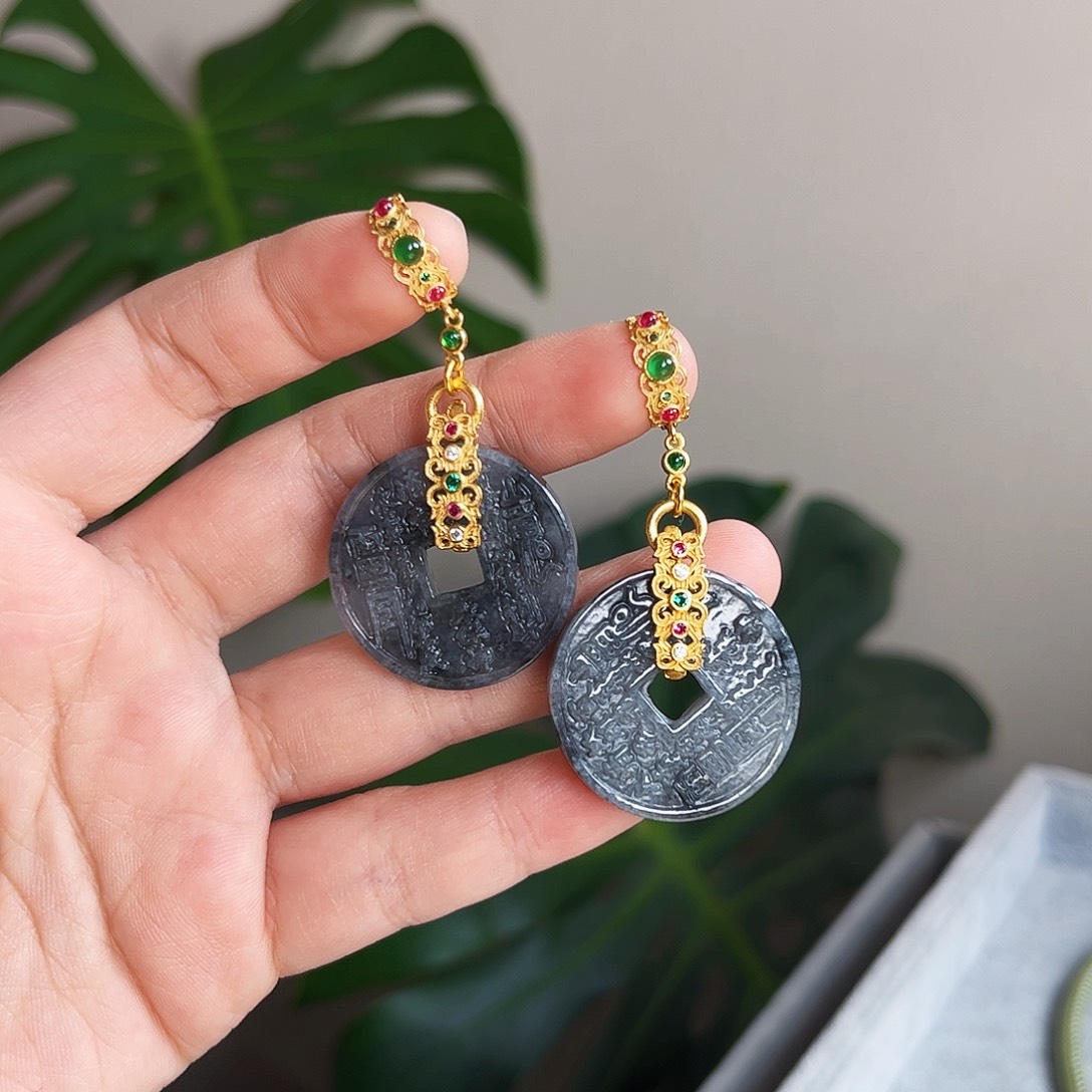 【闪购商品】翡翠耳饰未镶嵌 福利