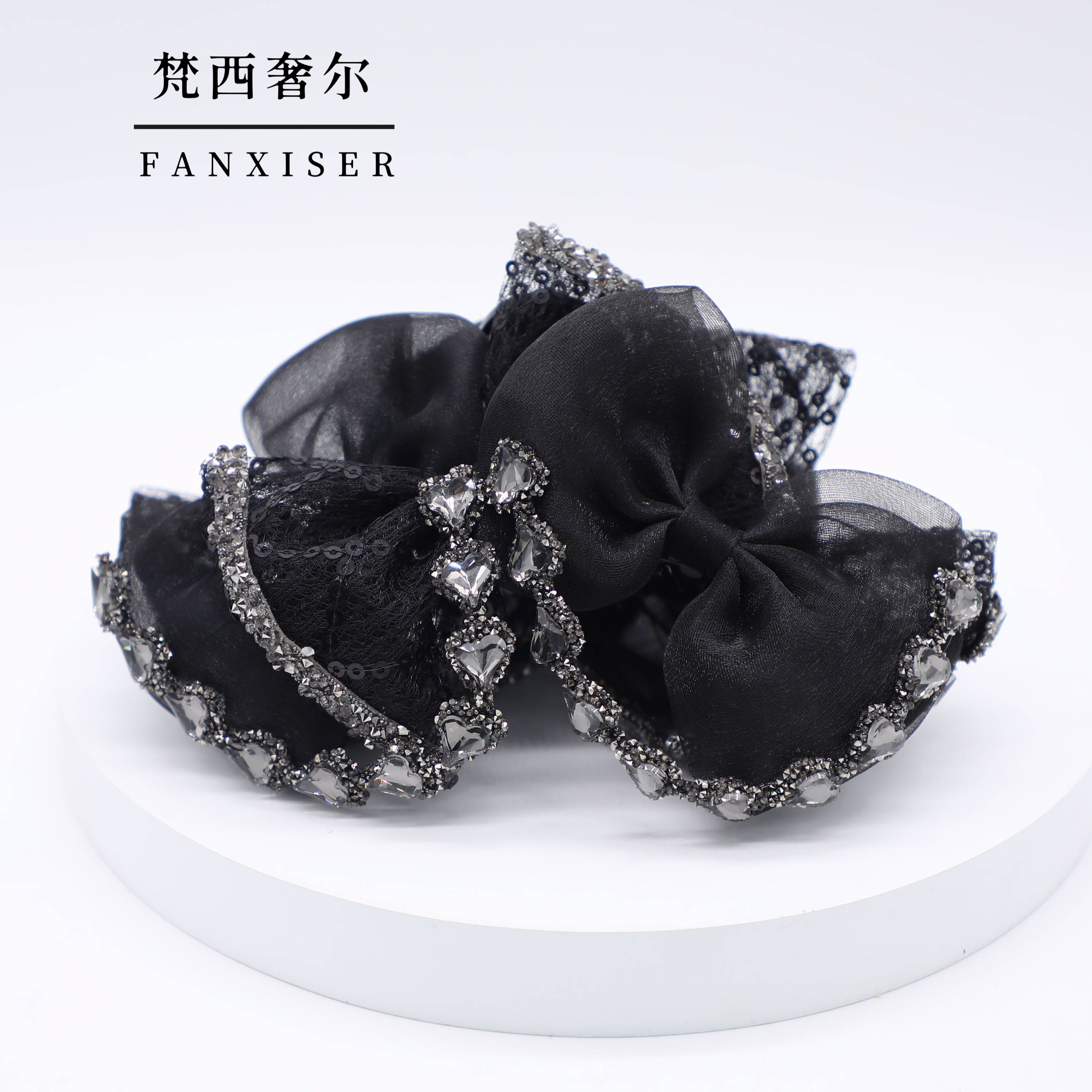 【山茶花与玫瑰】高尚温润感百搭11cm小夹子YM6751
