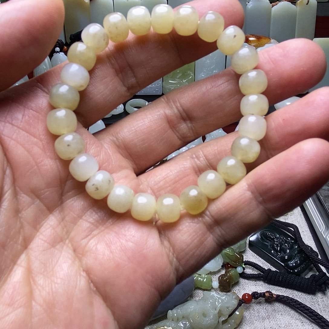 和田玉手链未镶嵌