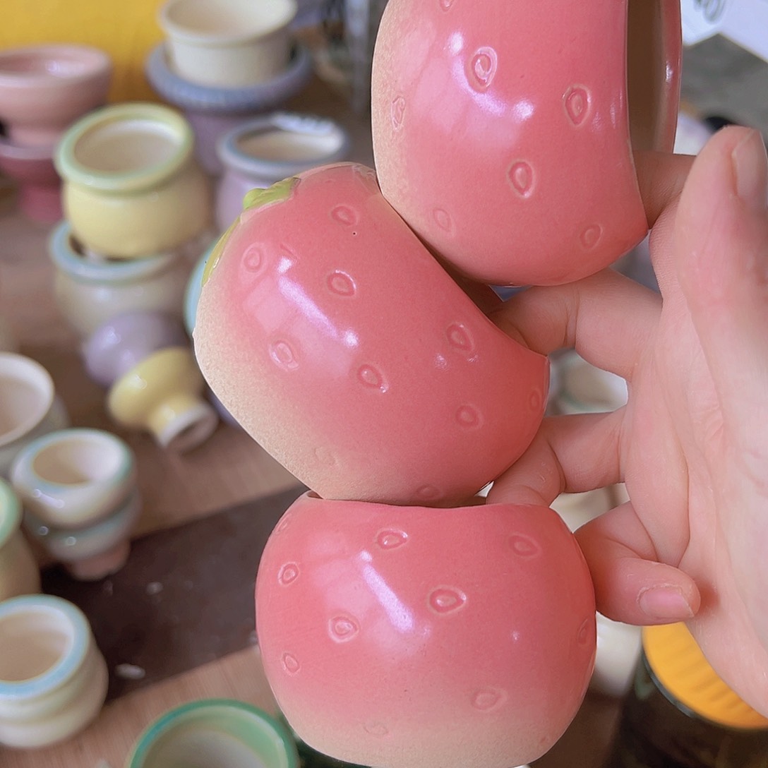 红陶陶瓷花盆当场满12包邮