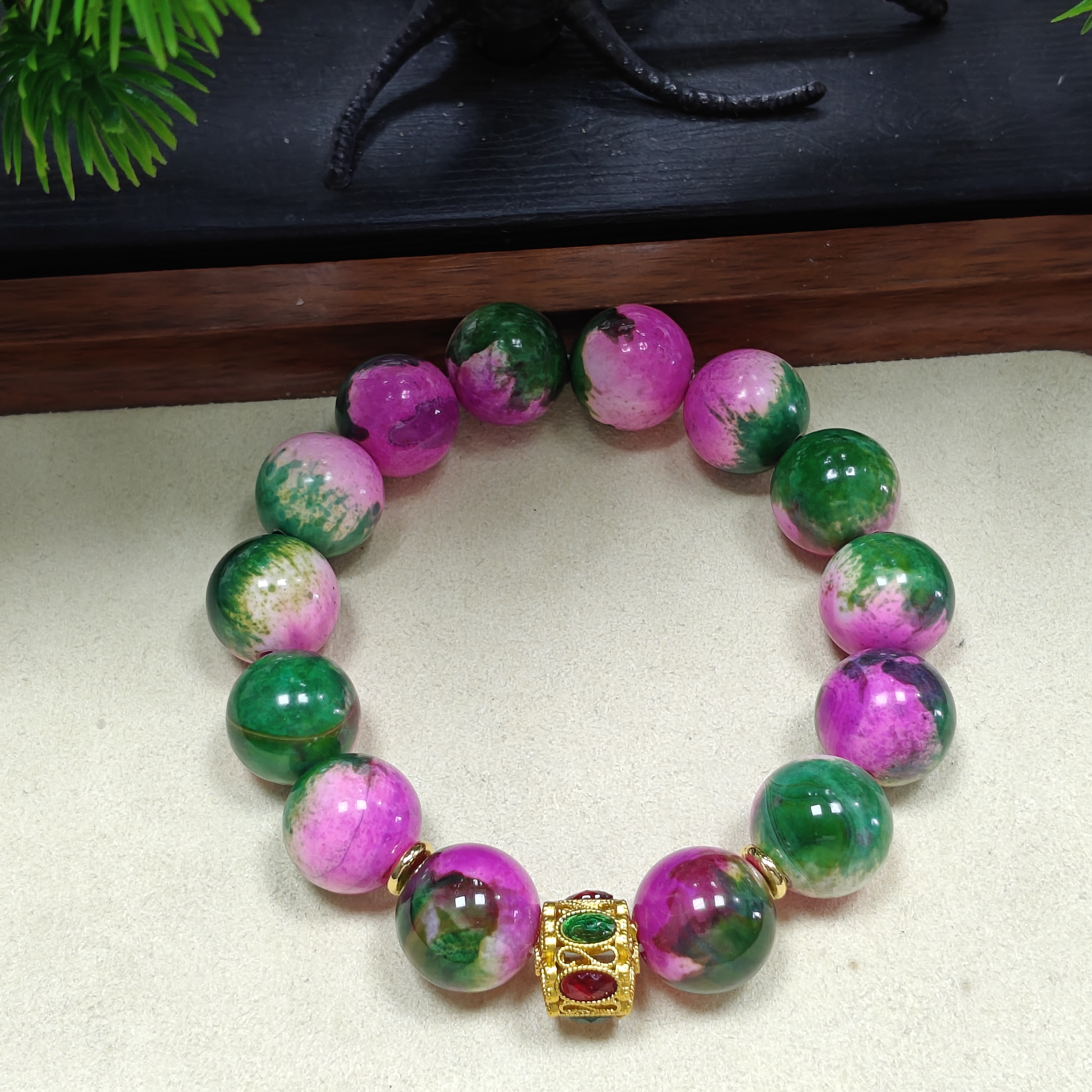 圣灵女娲石玉石玛瑙手串