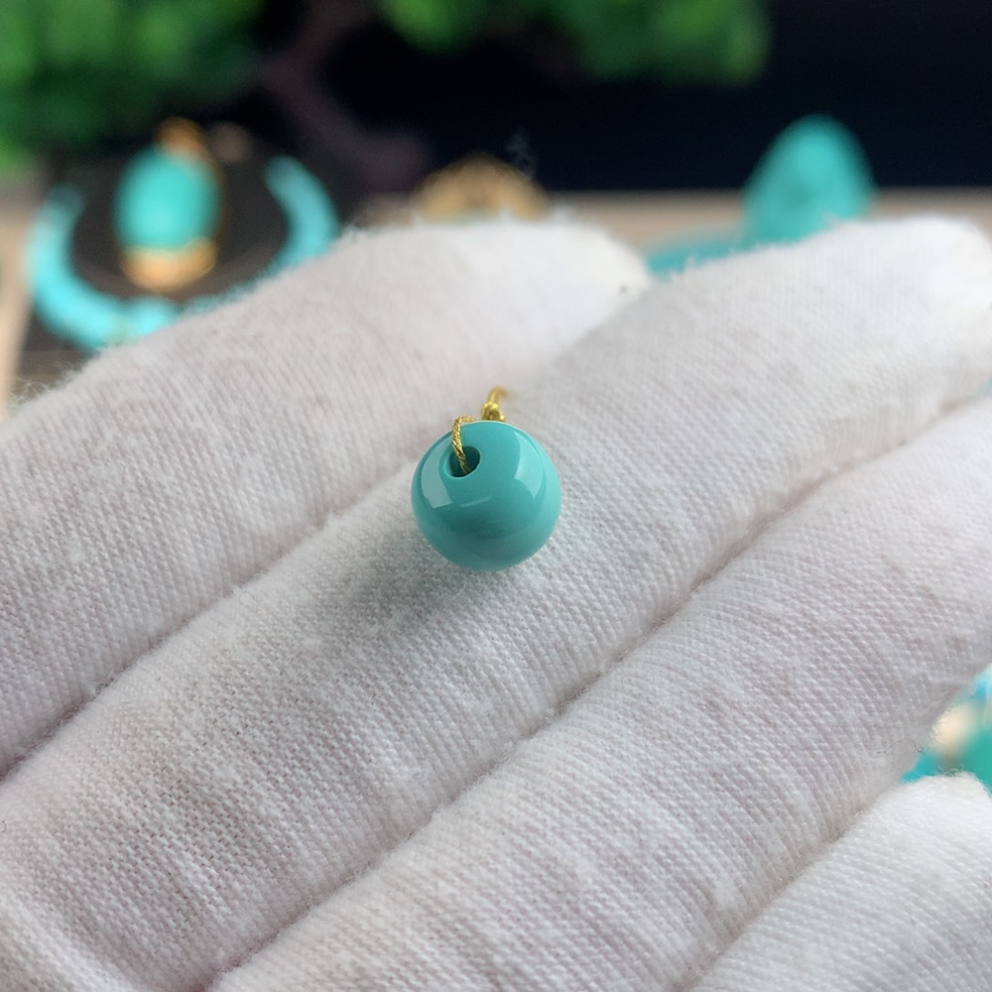 【闪购商品】绿松石配珠卡7.8未镶嵌