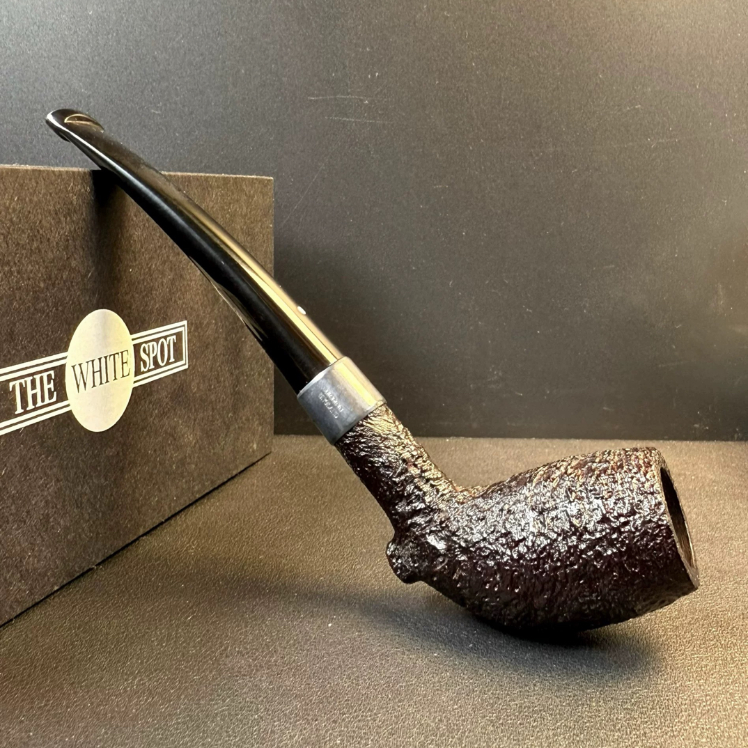英国The white spot shell特殊3号银圈石楠木烟斗内径18.3斗深40