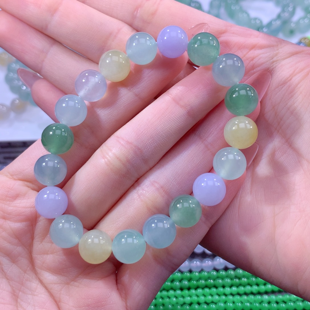 未镶嵌手链翡翠翡翠