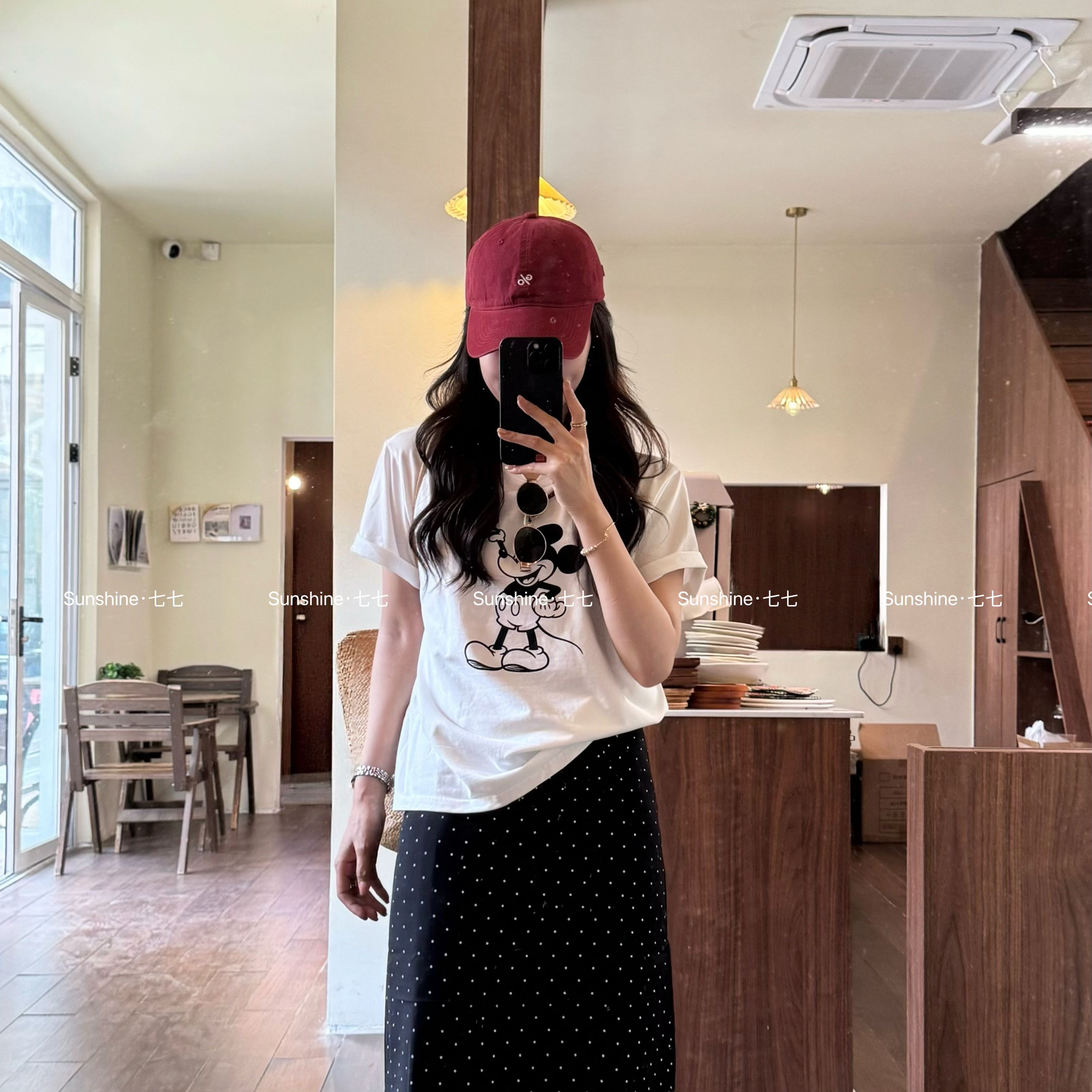 【快乐米奇】韩系减龄高质小众百搭款式休闲夏季时尚印花米奇T恤