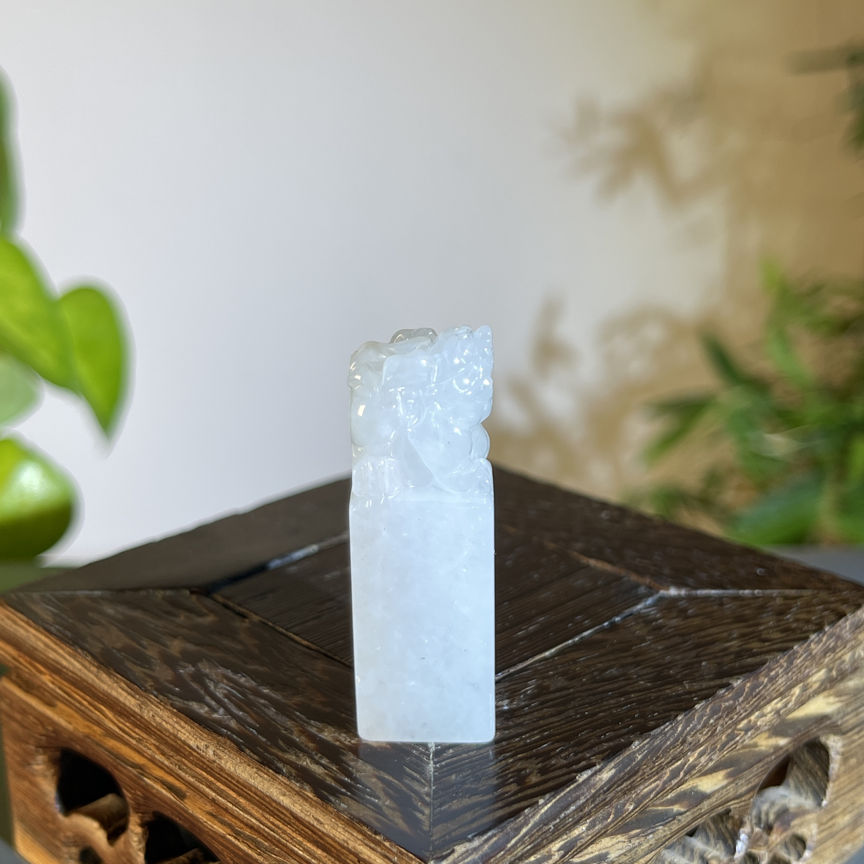 JTW17-20 天然缅甸A货翡翠  印章