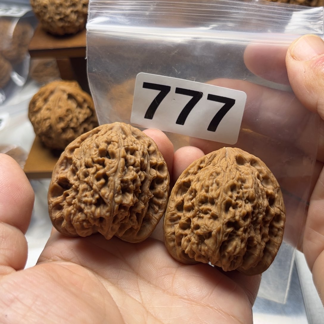 吊坠文玩核桃丑将40