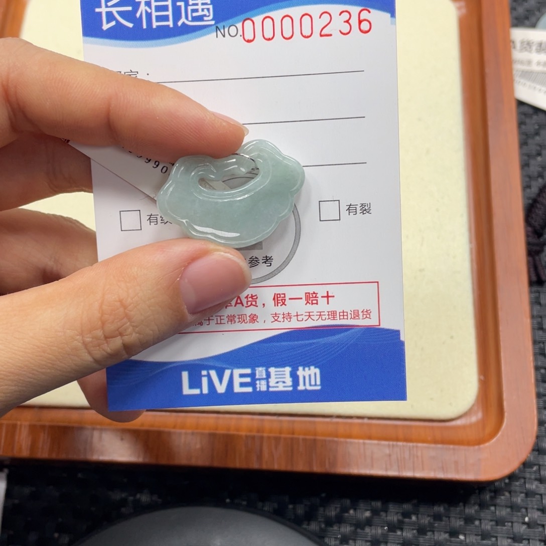 颈饰未镶嵌翡翠翡翠吊坠x0236