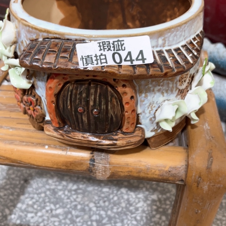 紫砂花盆粗陶材质多肉花盆044