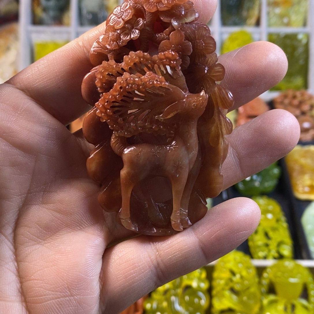合金蛇纹石玉颈饰圆*