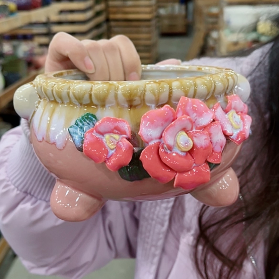 【闪购商品】红陶花盆