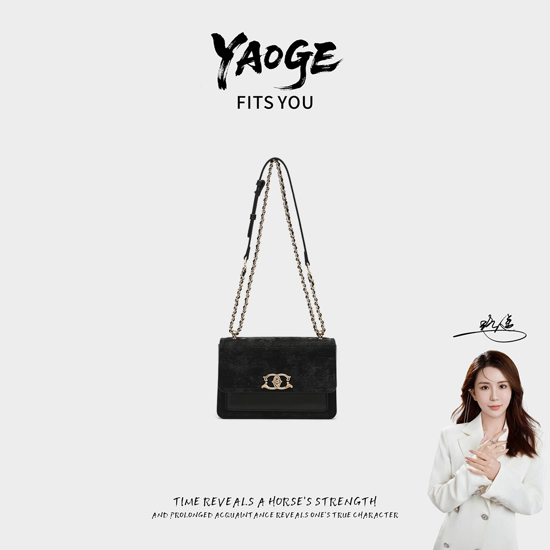 粉丝专享-包包经典时尚百搭女士小众LY1565-黑色