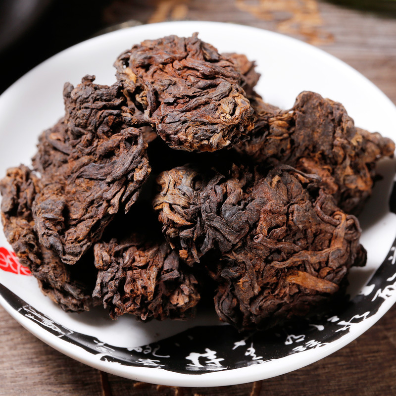  2025年 《班盆古树茶头》匠心制作//普洱熟茶  （散茶头）