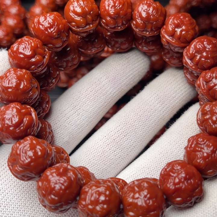 开***福猴头核桃手串蟾王