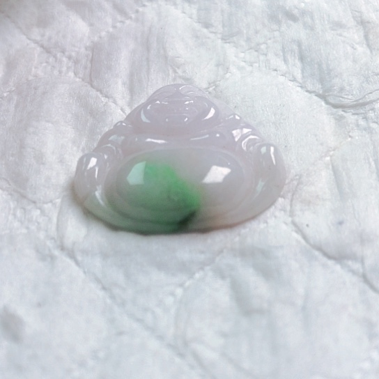 翡翠颈饰未镶嵌彩*弥勒佛