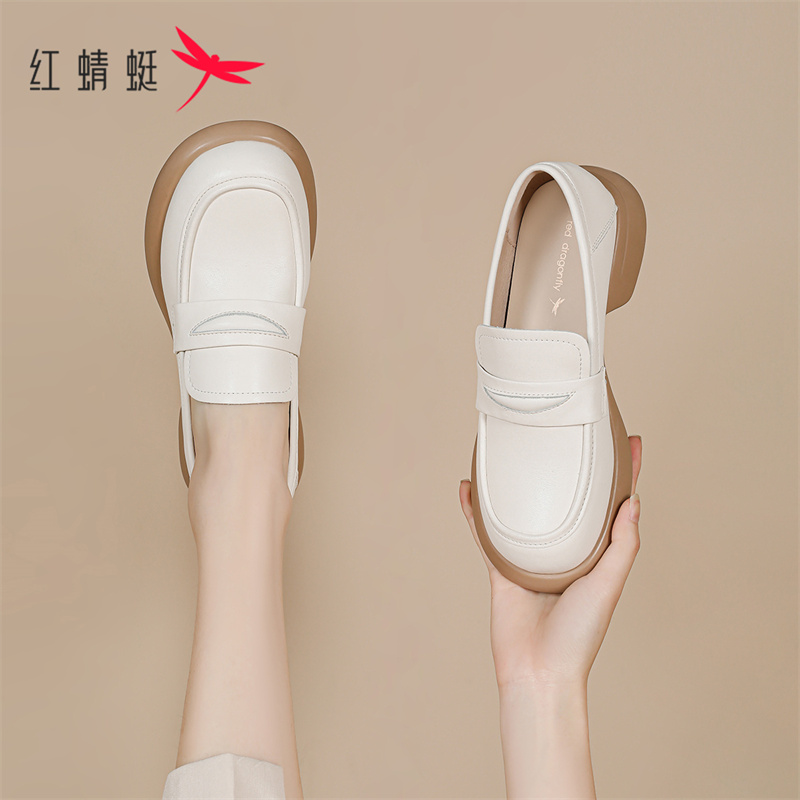 红蜻蜓2025初夏款百搭时尚前沿女款通勤单鞋精致透气款休闲舒适