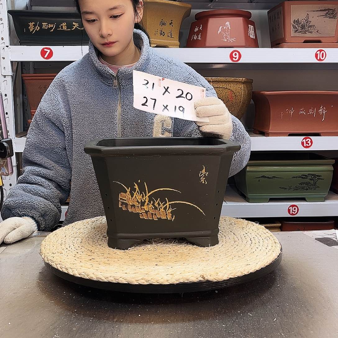 紫砂花盆紫砂花盆