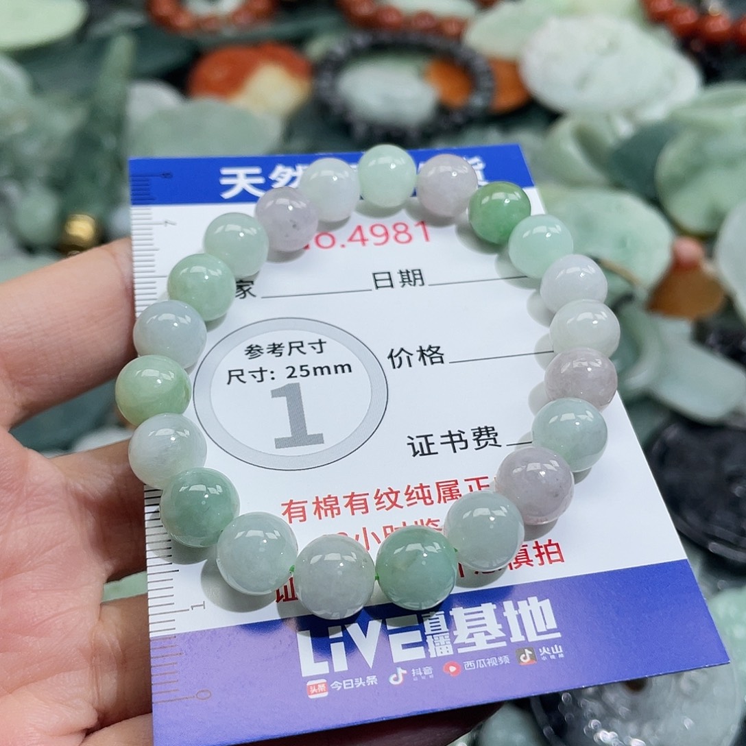 翡翠未镶嵌挂件4981