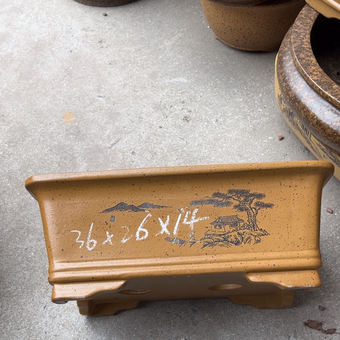 紫砂花盆盆景艺术