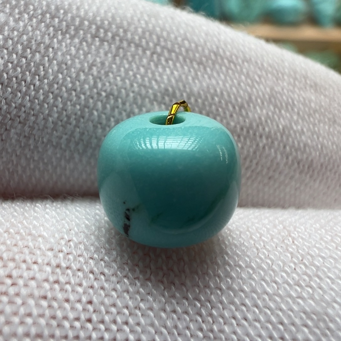 绿松石未镶嵌配饰7.8*6.5