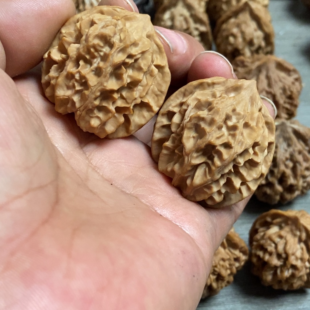 度***法吊坠文玩核桃野麻37尺福利