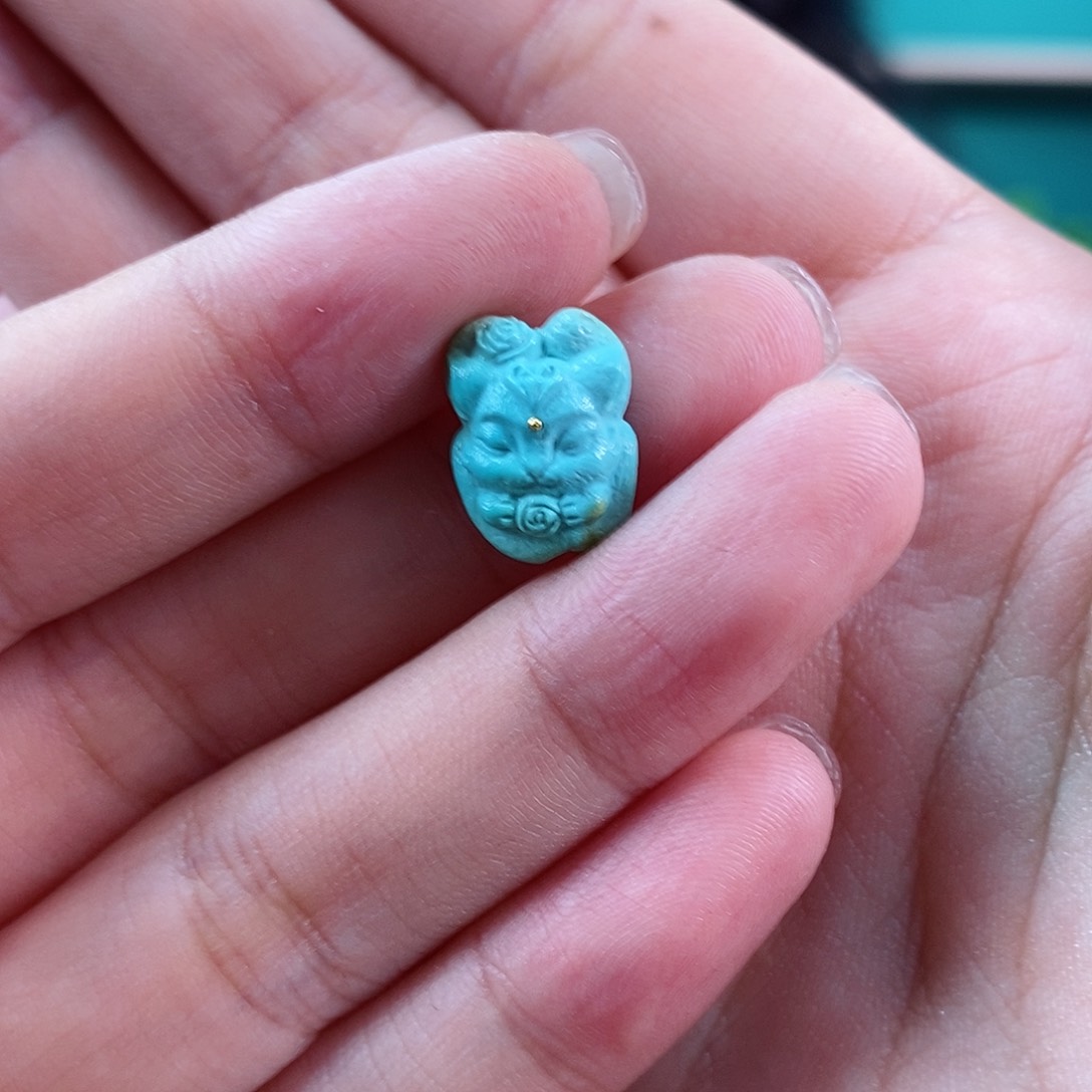 绿松石珠宝奇石未镶嵌