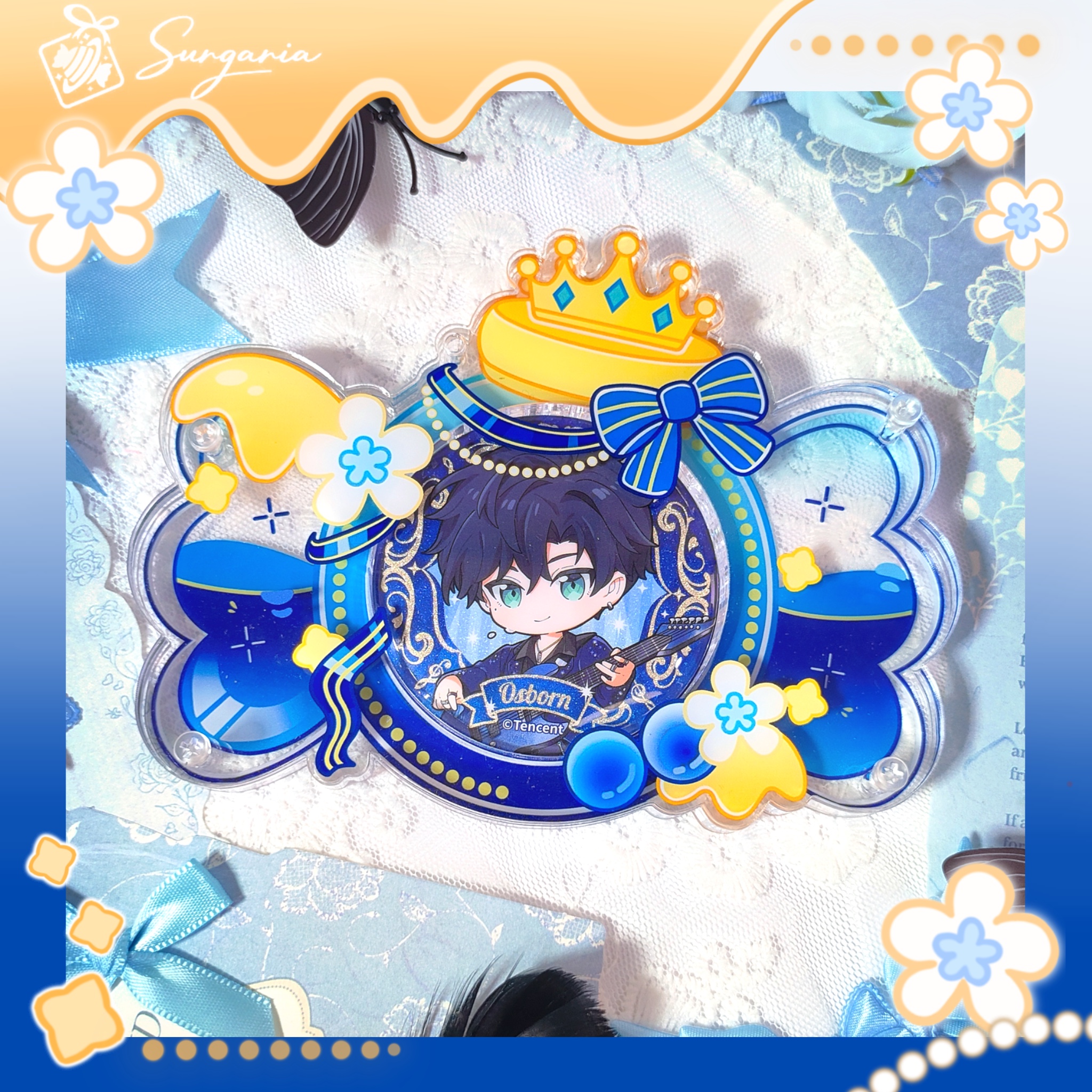 【糖匣】糖果亚克力谷美吧唧砖谷子展示适配58mm吧唧谷子展示原创