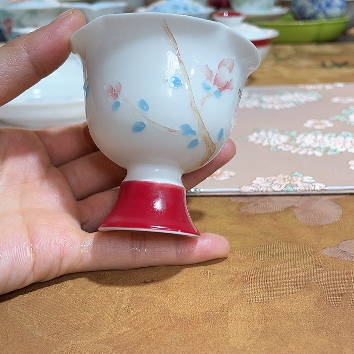 【闪购商品】玉兰风清高足折扣杯