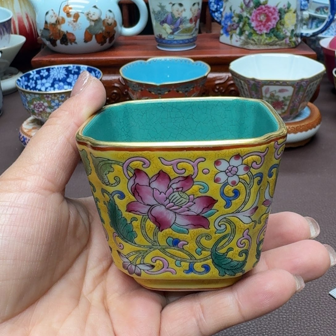 瓷片景德镇仿古手工制作精品展示