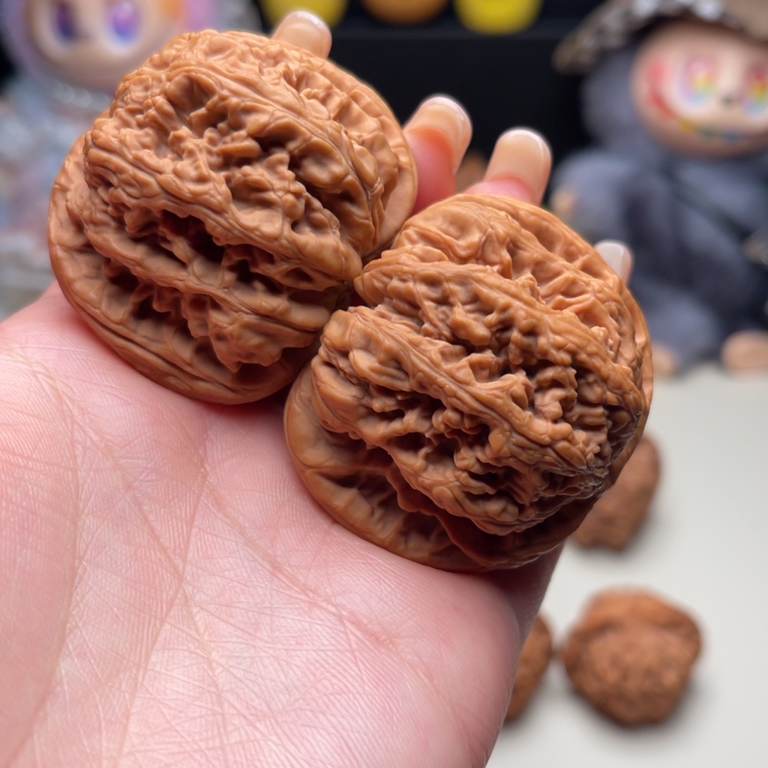 文玩核桃把件大粗筋4M004