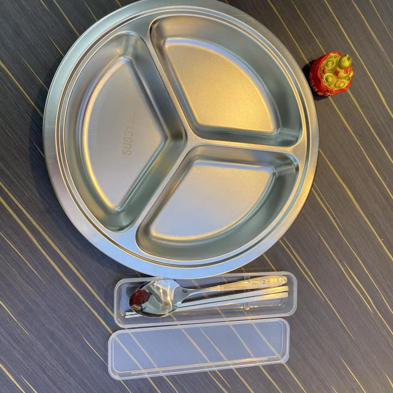 餐盘带餐具家用厨房必备轻奢现代高级感简约野餐餐具【汤家限定】